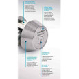 Medeco 11C63W Maxum Commercial Double Cylinder Deadbolt, Biaxial, 6-Pinned, G3 Keyway with Captive Key