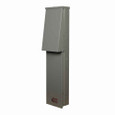 Eaton CHU4N7NPL pedestal mount unmetered, Lighted, Unmetered, 30A, 20A, None, Non-ground fault, Non-ground fault, None, Top, Pedestal, Circuits: 4, NEMA TT-30R, NEMA 5-20R2GFI, None, 3, 3, 0, 125V, 125V, None