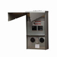 Eaton CHU1N7N7NPXTZ pedestal mount unmetered, Factory install ped. ext. w/ lay-in ground lug, Unmetered, 50A, 20A, 20A, Non-GF, GF, Non-ground fault, Top, Pedestal, Circuits: 6, NEMA 14-50R, NEMA 5-20R2GFI, NEMA 5-20R2GFI, 4, 3, 3, 125/250V, 125V, 12