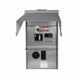 Eaton CHU1N6G6GS pedestal mount unmetered, Unmetered, 50A, 20A, 20A, Non-ground fault, Ground fault, Ground fault, Top, Surface, Circuits: 4, NEMA 14-50R, NEMA 5-20R2, NEMA 5-20R2, 4, 3, 3, 125/250V, 125V, 125V