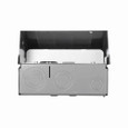 Eaton CHU6G6GB pedestal mount unmetered, Unmetered, 20A, 20A, None, Ground fault, Ground fault, None, Top, Back-to-back pedestal, Circuits: 4, NEMA 5-20R2, NEMA 5-20R2, None, 3, 3, 0, 125V, 125V, None