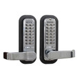 Lockey 2835 Pushbutton Keyless 2000 Series, Lever Lock with Passage Function