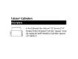 Medeco Medeco 2020071 - 6 Pin Cylinder for Arrow RK Series, Falcon X Series H Knobs MED-2020071
