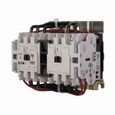 Eaton CN55AN3AB Freedom NEMA motor control contactor, NEMA Freedom Series Reversing contactor, 1/3 hp at 115V,1 hp at 230V, 1-1/2 hp at 208,240V, 2 hp at 480,600V maximum horsepower, 120V/60 Hz or 110V/50 Hz coil voltage, 9A, Three-pole, Size 00