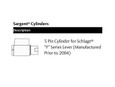 Medeco Medeco 2001400 - 5 Pin Cylinder for Schlage F Series Lever Manufactured Prior to 2004 MED-2001400