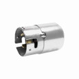 Eaton CS6365 locking plug, #10-6 AWG, 50A, Industrial, 125/250V, Back wiring, Steel, Armored, Non-NEMA, Three-pole, Four-wire, Steel, 0.68 to 1.13 in