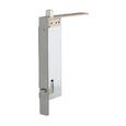 Ives FB41T Automatic Flush Bolt for Wood Doors – Top Bolt Only, 629 Bright Stainless Steel finish, product view