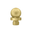 Deltana DSBT3 Solid Brass Finial - Ball Tip - For 3" x 3" Hinges