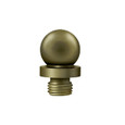 Deltana DSBT3 Solid Brass Finial - Ball Tip - For 3" x 3" Hinges