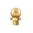 Deltana Deltana DSBT3 Solid Brass Finial - Ball Tip - For 3" x 3" Hinges DEL-DSBT3