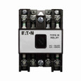 Eaton D26MR264A D26 Series AC Relay, 12-pole, 120V/60 Hz-110V coil voltage, 50 Hz, 2NO-6NC contact configuration, 4 blank cavities