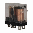 Eaton D4PR1T General-purpose relay, D4 Series, Plug-In Relay, Plain cover QTY: 1, 24 V coil, SPDT contact configuration, 10 A, 250 Vac/30 Vdc resistive load, 7.5 A, 250 Vac/5 A, 30 Vdc inductive full load, 380 Vac/125 Vdc max. operating voltage