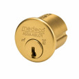 Medeco 100200 Original Standard 6-Pin Mortise Cylinder, 1-1/8" to 1-3/4", Straight Cam, 00 Keyway, UL 437 High Security