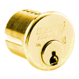 Medeco Biaxial Standard 6 Pin Mortise Cylinder, 1-1/8" - 1-3/4", Straight Cam, G3 Keyway
