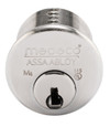 Medeco KeyMark Standard 6 Pin Mortise Cylinder, 1-1/8" - 1-3/4", Straight Cam,  8E Keyway