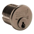Medeco KeyMark 100200K Standard 6-Pin Mortise Cylinder, 1-1/8" to 1-3/4", Straight Cam, 8E Keyway