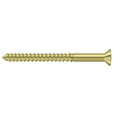Deltana SCWB1025 Wood Screw, Solid Brass, #10 x 2-1/2"