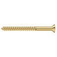 Deltana SCWB1025 Wood Screw, Solid Brass, #10 x 2-1/2"