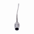 Eaton DC300625 strain relief deluxe cord grip, Straight, 0.63-0.75" cord diameter, 1" fitting, Male, Stainless Steel Mesh, Aluminum Body, NPT thread, Hazardous/Classified Locations