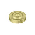 Deltana SCD100 Solid Brass Screw Cover, 1" Diameter Round, Dimple