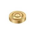 Deltana Deltana SCD100 Solid Brass Screw Cover, 1" Diameter Round, Dimple DEL-SCD100