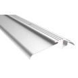 Pemko 145 Series Fire-Rated Interlocking Threshold with Water Return, 4" x 7/8", Mill Finish Aluminum