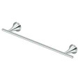 Deltana KH2003/24 24 in. Traditional Towel Bar in Polished Chrome, Solid Brass