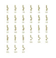 Medeco Medeco B 7 Pin Plain Face Small Format Interchangeable Core (SFIC) , Alphabet & T Series, W Series Keyways 337B01