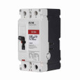 Eaton ED2100 Series C complete molded case circuit breaker, F-frame, ED, Complete breaker, Fixed thermal, fixed magnetic trip type, Two-pole, 100A, 240 Vac, 125 Vdc, 65 kAIC at 240 Vac, Load side, 50/60 Hz