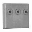 Eaton EEC3K molded case circuit breaker accessory cover, Terminal end cover, 3 Gauge, Frame J-K
