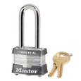 Master Lock 1-9/16" (40mm) Wide Laminated Steel Pin Tumbler Padlock with 2" (51 mm) Shackle