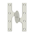 Deltana OK6038B Olive Knuckle 6" x 3-7/8" Hinge, Ball Bearing, Solid Brass (Each)