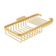 Deltana Deltana WBR1051 Rectangular Wire Basket with Combo, 10", Solid Brass DEL-WBR1051
