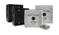 BEA BEA 10MS51W-DKIT - Touchless Double Gang Battery-Powered Actuator Kit, (2) 10MS51W-D "Wave To Open" Hand Logo Faceplates with Surface-Mount Boxes and (1) 900 MHz Receiver Module 10MS51W-DKIT