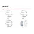TownSteel TownSteel CE/CEI-84 Classroom Function - Grade 1, Non-Clutched Extra Heavy Duty Cylindrical Lockset TWS-CE-84