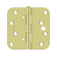 Deltana Deltana DE44R5TA 4" x 4" x 5/8" Radius Hinges, Security, TT, Steel (Pair) DEL-DE44R5TA
