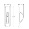 TownSteel TownSteel CRX-A-75 Passage Function - Stainless Steel Heavy Duty Ligature Resistant Arch Trim Cylindrical Lockset TWS-CRX-A-75