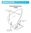 BEA BEA 10EMB - Angled Mounting Bracket for EAGLE Family Motion Sensors 10EMB