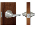 TownSteel TownSteel TRX-L-109 Entry/Office Function - Satin Stainless Steel Heavy Duty Ligature Resistant Lever Cylindrical Lockset TWS-TRX-L-109