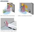 BEA BEA 10IS40 - Dual Technology Industrial Sensor Utilizing Microwave Motion and Active Infrared Presence Detection, can be Mounted from 8 to 16' 10IS40