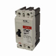 Eaton EHD2100S17 Series C complete molded case circuit breaker, F-frame, EHD, Fixed thermal, fixed magnetic trip, Two-pole, 100A, 18 kAIC at 240 Vac, 14 kAIC at 480 Vac, Load side, 12-24 Vac/dc same side with right pigtail, 50/60 Hz