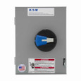 Eaton ER53040UX enclosed rotary disconnect switch, 40 A, NEMA 4X, Non-metallic, Max HP:7.5, 7.5, 20, 25 hp (@208,240,480,600 V), Three-pole, Product category: enclosed rotary non-fusible, R-Series, 600 V