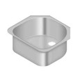 Deltana Deltana SSS2352110SBU Stainless Steel Sink, 23-1/2" x 21" x 10" DEL-SSS2352110SBU