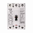 Eaton FG3150S17 Series C complete molded case circuit breaker, F-frame, FG, Fixed thermal and magnetic trips, Three-pole, 150A, 600 Vac, 18 kAIC at 240 Vac, 14 kAIC at 480 Vac, Line/load, 12-24 Vac/dc same side w/ right pigtail, Reverse, 60 Hz