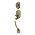 Deltana Deltana 803871B Hanover Handleset, Entry, Solid Brass DEL-803871B