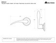 Deltana Deltana 6864D Trelawny Lever, Dummy DEL-6864D