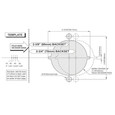 TownSteel TownSteel CSRC-75 Passage Function - Grade 2, Cylindrical Clutched Conical Rose Lockset TWS-CSRC-75