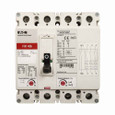 Eaton FW4080J0L Series C complete molded case circuit breaker, F-frame, FW, adj. thermal, adj. magnetic trip, Four-pole, 80A, 690 Vac, 40 kAIC at 415 Vac, 35 kAIC at 480 Vac, 25 kAIC at 600 Vac, Line/load, Feed-thru, 0% protected neutral pole