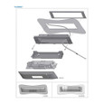 BEA BEA 10ICA - Flush Mounted Ceiling Adapter for the IXIO-DT1 10ICA