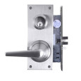 TownSteel TownSteel MRX-L-07 Storeroom/Closet Function- Stainless Steel Grade 1 Heavy Duty Anti-Ligature Lever Mortise Lockset TWS-MRX-L-07